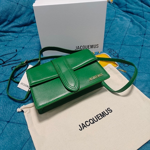 Jacquemus Handbags - Jacquemus Green Leather Crossbody Bag